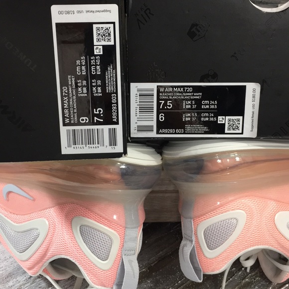 NIKE W AIR MAX 720 bleached corral/summit white - Picture 8 of 8